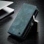For Samsung Galaxy Note 9 Case with Card Holder Folio Flip PU Leather Blue