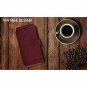 For iPhone 6S Plus Wallet case Leather Ultra-Strong Magnetic Closure Burgundy