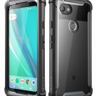 Google Pixel 2 XL Case FullBody Rugged Bumper Builtin Screen Protector Black