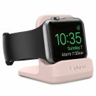 for Apple Watch Stand with Night Stand Mode for Series Patent Pending Pink Sand