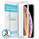 Screen Protector for Apple iPhone Xs Max 6.5 inch Clear 3 Packs 99% Touch Sensit