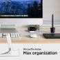 for Apple Watch Stand with Night Stand Mode Series Patent Pending White