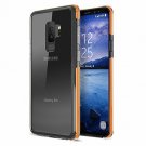 for Samsung Galaxy S9 Plus Case HyperPro Gel Protection Hand Grip Clear/Orange