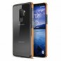 for Samsung Galaxy S9 Plus Case HyperPro Gel Protection Hand Grip Clear/Orange