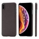 iPhone Xs Max Case Slim Aramid Fiber Real Body Armor Material Black/Golden