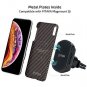iPhone Xs Max Case Slim Aramid Fiber Real Body Armor Material Black/Golden