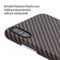 iPhone Xs Max Case Slim Aramid Fiber Real Body Armor Material Black/Golden