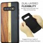 For Samsung Galaxy S10 Plus Case Unique Design Shockproof Slim Real Wooden