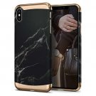 For iPhone Xs MAX Case Colene Collection Marble Slim PC Designed Black Marble