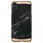 For iPhone Xs MAX Case Colene Collection Marble Slim PC Designed Black Marble