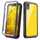 Full Body Heavy Duty Protection Screen Protector Black/Gray Case For iPhone XR