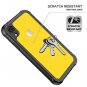 Full Body Heavy Duty Protection Screen Protector Black/Gray Case For iPhone XR