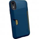 For Apple iPhone XR Case Wallet Slayer Protective Vault Grip Credit Card Blue