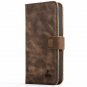 For iPhone 5 / 5s / SE Case Vintage Collection Nubuck Leather Chestnut Brown