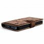 For iPhone 5 / 5s / SE Case Vintage Collection Nubuck Leather Chestnut Brown