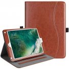 for Apple iPad Air Case Multi Angle Viewing Folio CoverAuto Wake Sleep Brown