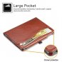for Apple iPad Air Case Multi Angle Viewing Folio CoverAuto Wake Sleep Brown