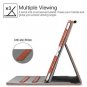 for Apple iPad Air Case Multi Angle Viewing Folio CoverAuto Wake Sleep Brown
