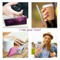 For Samsung Galaxy S10 Plus Glitter Gradient Ombre Case Ring Holder Silver Pink