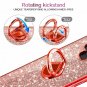 For Samsung Galaxy Note 9 Case Glitter Sparkle Bling Bumper Stripe Red