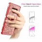 For Samsung Galaxy Note 9 Case Glitter Sparkle Bling Bumper Stripe Red