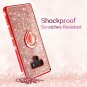 For Samsung Galaxy Note 9 Case Glitter Sparkle Bling Bumper Stripe Red