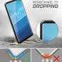 For Samsung Galaxy S10 Case Wallet Genuine Leather Wrist Strap Folio Flip Black