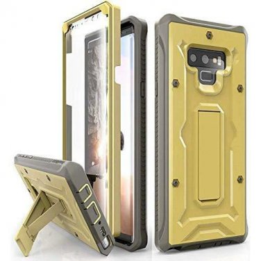 For Samsung Galaxy Note 9 Case Military Grade Rugged Builtii Gold/Night