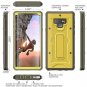 For Samsung Galaxy Note 9 Case Military Grade Rugged Builtii Gold/Night