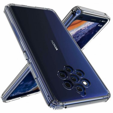 For Nokia 9 PureView case Shock Absorbing Air Hybrid Slim fit Armor Clear