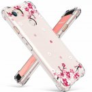 For Google Pixel 3 Case Flower Pattern Design Soft Flexible TPU Peach/Pink