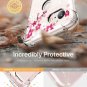 For Google Pixel 3 Case Flower Pattern Design Soft Flexible TPU Peach/Pink