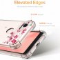 For Google Pixel 3 Case Flower Pattern Design Soft Flexible TPU Peach/Pink