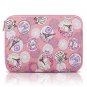 Laptop Case 15.6 Inch Water Resistant Neoprene Briefcase Carrying Romantic Pink