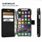 For Apple iPhone Xs/X case Wallet Faux Leather Strong Magnetic Closure Black