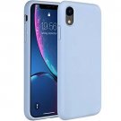 iPhone XR Case Liquid Silicone Gel Rubber Full Body Protection Shockproof Purple