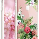 For iPhone 7/8 cases Clear TPU Soft Slim Flexible Silicone Design Bloom Flower