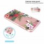 For iPhone 7/8 cases Clear TPU Soft Slim Flexible Silicone Design Bloom Flower