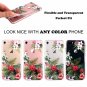 For iPhone 7/8 cases Clear TPU Soft Slim Flexible Silicone Design Bloom Flower