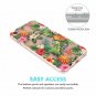 For iPhone 7/8 case Clear Soft Slim Flexible Silicone Design Pineapple Flower