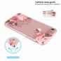 For iPhone 7/8 case Clear TPU Soft Slim Flexible Silicone Design Rose Flower