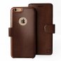 For Apple iPhone 6s/6 Wallet Case Durable Slim Faux Leather Strong Dark Brown