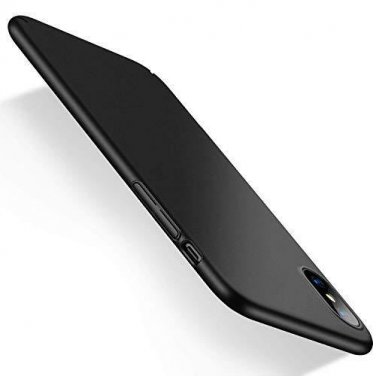 For iPhone X/Xs Case Thin Sleek Fully Protective Naked Matt Finish Space Black