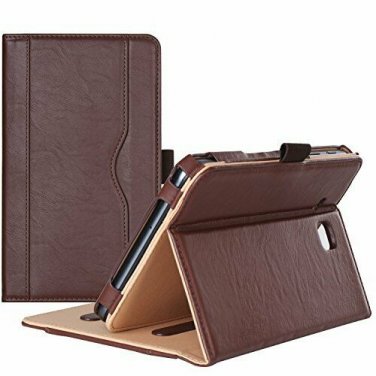 For Samsung Galaxy Tab A 7.0 Case Multiple Viewing Angles Card Pocket (Brown)