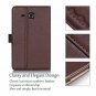 For Samsung Galaxy Tab A 7.0 Case Multiple Viewing Angles Card Pocket (Brown)