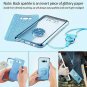 For Galaxy S8 Plus Case Glitter Bling Diamond Rhinestone Bumper Ring Stand Blue