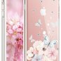 For iPhone 7/8 cases Soft Slim Flexible Silicone Design Light Pink Butterfly