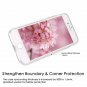 For iPhone 7/8 cases Soft Slim Flexible Silicone Design Light Pink Butterfly