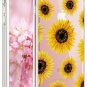 For iPhone 7/8 case Clear TPU Soft Slim Flexible Silicone Design Sunflower