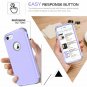 For iPhone 8/7 Plus Hard PC Soft Silicone Hybrid Coated FullBody Lavender